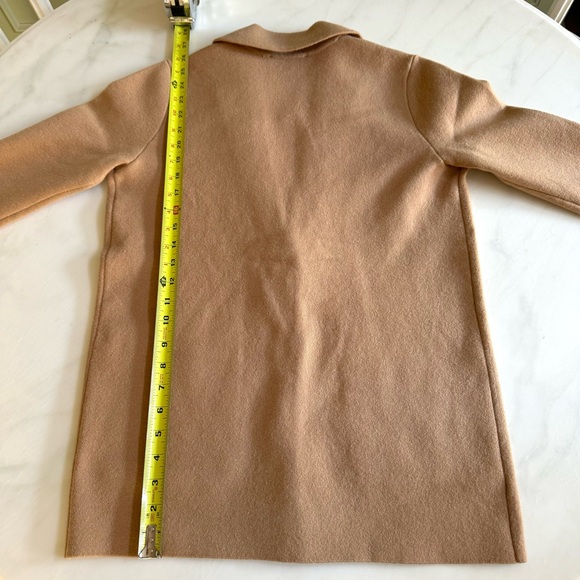 Ann Taylor Sweater Blazer Dominican Sand Sz XS - Picture 10 of 10